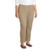 Lands' End Women's Mid Rise Classic Straight Leg Chino Ankle Pants - 4 of 4