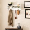 Tangkula Versatile Wall-Mounted Coat Rack Space Saver w/ Wide and Flat Shelf - 2 of 4