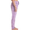 Just Love Womens Buffalo Plaid Knit Jersey Pajama Pants - Buffalo Check Jogger PJ Bottom - 2 of 3