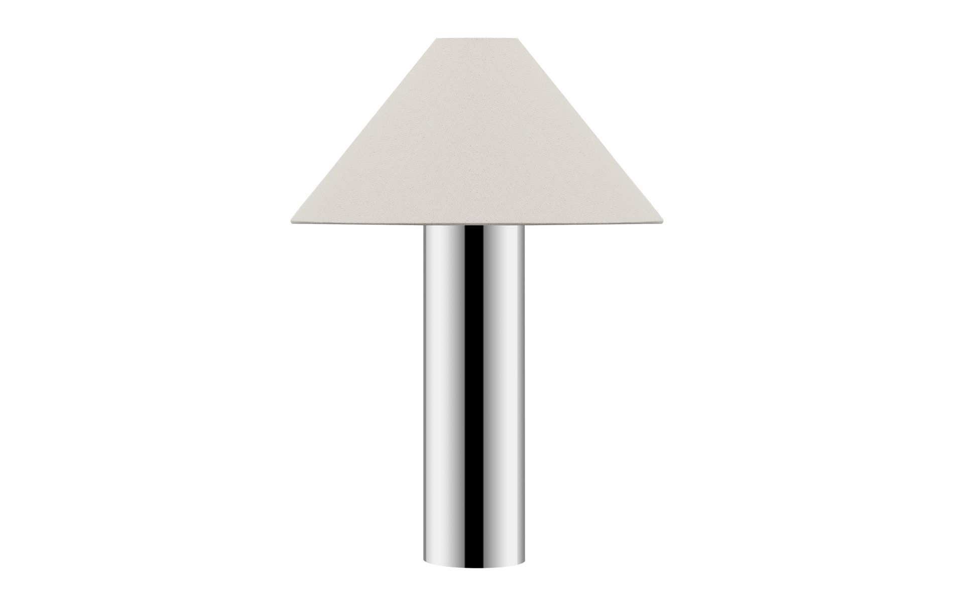 Cheri Table Lamp - 20.5 Inch Height - TBL4617 - Chrome/White - Safavieh