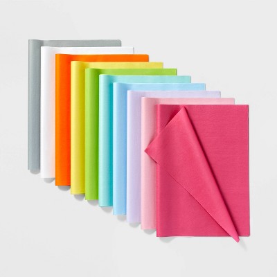 Colorful Tissue Paper DIY Solid Color Wrapping Paper Translucent