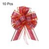 Unique Bargains Bright Color Plastic Gift Wrapping Bows 10 Pcs - 3 of 4