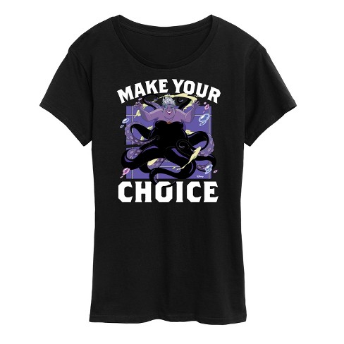 Women's - Disney - Ursela Make Your Choice Short Sleeve Graphic T-Shirt - image 1 of 4