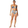 Women's Riviera Floral Shirred Underwire Bikini Swim Top - 3 of 4