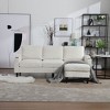 NicBex 3-Seater Chenille Sofa Couch with Removable Storage Ottoman & Cup Holders,Upholstered Sleeper Sofa for Living Room,Bedroom - 3 of 4