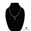 Aria Jeweler Inc Chain with Gold Crucifix - 2 of 4