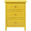 NicBex 3 Drawer Nightstand End Table,Wood Side Table with Round Knob Handles for Bedroom,Living Room,Bedside - 3 of 4