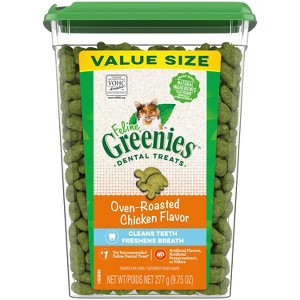 Greenies Dental Cat Treats Oven-Roasted Chicken - 1 of 4