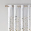 Gracie Mills Amos Total Blackout Grommet Curtain with Gold Metallic Animal Print - 2 of 4