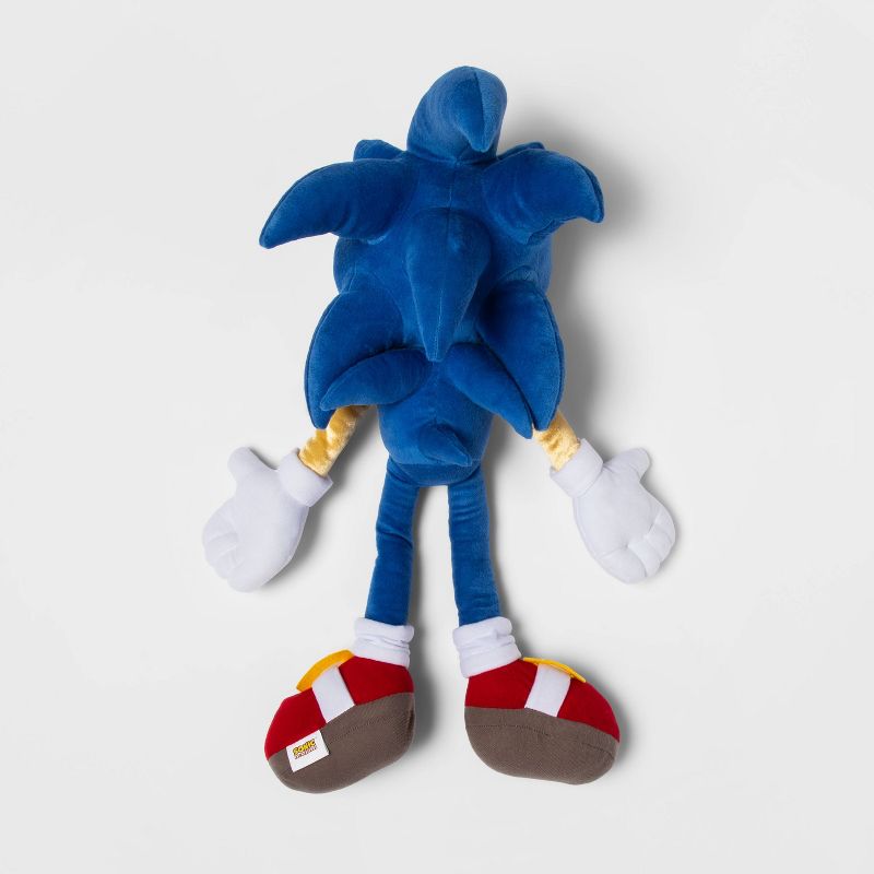 Sonic the Hedgehog Speed Unlimited Accent Kids&#39; Pillow Buddy Blue/Yellow, 4 of 11