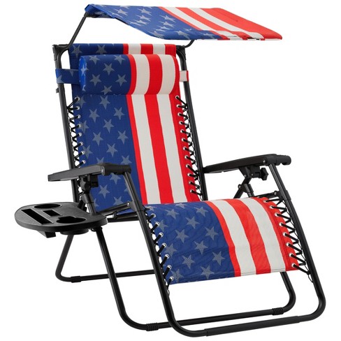 Gravity chair with online canopy