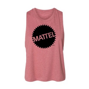 Women's Mattel Mattel Original Logo Graphic Racerback Tank - Heather Mauve - Small - 1 of 2
