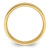 Black Bow Jewelry 10mm 14K White or Yellow Gold Flat Comfort Fit Band - 2 of 4
