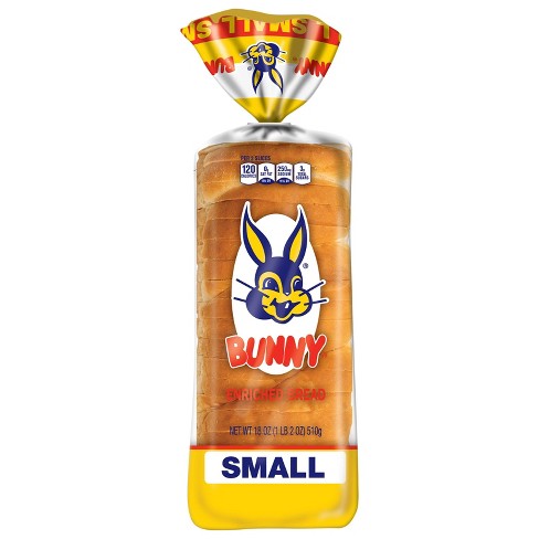 Bunny Small Round Top White Bread - 18oz : Target