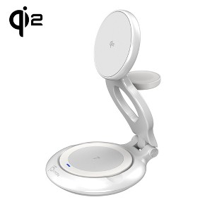 j5create Qi2 3-in-1 Magnetic Foldable Wireless Charging Station - 1 of 4