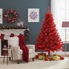 Northlight 6' Scarlett Red Pine Artificial Christmas Tree, Unlit - 3 of 3