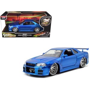 Brian's Nissan GTR Skyline R34 RHD (Right Hand Drive) Blue 