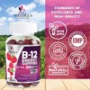 Vitamin B12 Gummies 4500mcg, High Absorption Vitamin B-12 Energy Gummy - 60 Gummies By Nature's Nutrition - 3 of 4