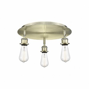 Ballston - 3 Light Flush Mount In Industrial Style-3.5 Inches Tall and 11.75 Inches Wide - 1 of 1