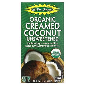 Edward & Sons Let's Do Organic, Organic Creamed Coconut, Unsweetened, 7 oz (200 g)