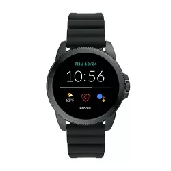 Fossil Gen 5E Smartwatch 44mm - Black with Black Silicone