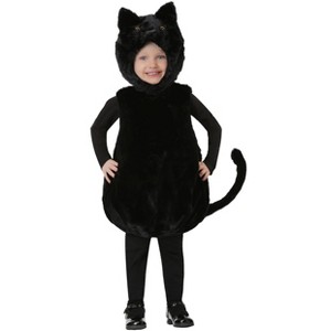 HalloweenCostumes.com Bubble Body Black Kitty Costume for a Toddler - 1 of 2