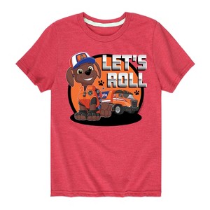 Boys' - Paw Patrol - Let's Roll Zuma Short Sleeve Graphic T-Shirt - 1 of 4