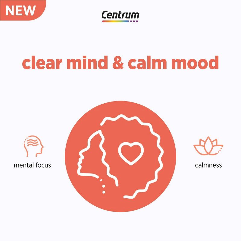Centrum Menopause Support Clear Mind and Mood Vitamin Tablets - 30ct, 4 of 10