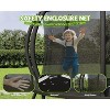 AMERLIFE 8FT 10FT 12FT 14FT 15FT 16FT Outdoor Trampoline with Enclosure Net and Ladder, Recreational Trampolines for Kids and Adults - 4 of 4