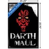 Trends International Star Wars: The Phantom Menace - Darth Maul Charcoal Framed Wall Poster Prints - 3 of 4