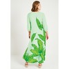 June + Vie by Roaman's Women's Plus Size Halcion Maxi Dress - 3 of 4