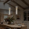 CityFurn 1-Light Gold Pendant Light with Clear Glass Shade - 2 of 4