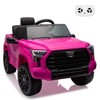 Electric Car for Kids, Licensed Toyota Tundra 12V Electric Truck, Off-Road Kids Car w/Remote, Spring Suspension & 3 Speeds, LED Headlights - 3 of 4