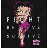 Women's Betty Fight Breast Cancer Positivity Graphic T Shirt Tees Brisco Brands - 2 of 4