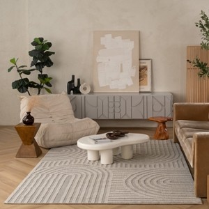 Rug Branch Hogar Abstract Modern Indoor Outdoor Area Rug - 1 of 4