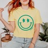 Simply Sage Market S.W.Smiley Smiley Face Outline Puff Print Garment Dyed Tee - 2 of 4