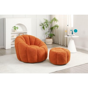 Sapphtopaz Bean Bag Chair with Memory Foam, Ergonomic Couch with Armrest, Bean Bag Chairs for Adults and Kids, Couches for Living Room - 1 of 4