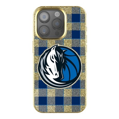 Keyscaper NBA Western Conference Teams Plaid Gold Bling Cell Phone Case for Apple iPhone