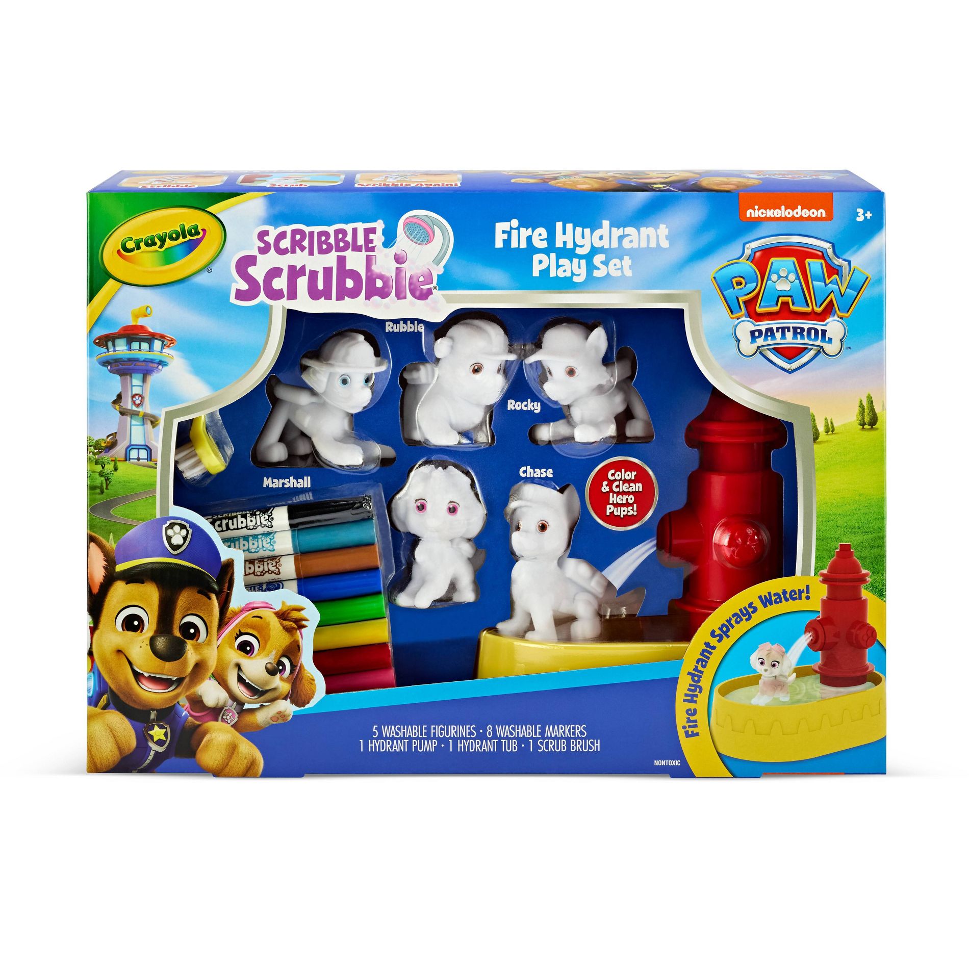 Crayola Scribble Scrubbie Paw Patrol Fire Hydrant Playset