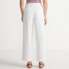 Lands' End Women's Herringbone Chino High Rise Relaxed Straight Drawstring Ankle Pants - 2 of 4