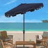 Zimmerman 7.5 Ft Square Market Umbrella W/ White Trim - PAT8400 - Safavieh - 2 of 4