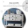 Bella Depot 48'' Solid Wood Console Table with 2 Drawers and Cabinets and Bottom Shelf - 3 of 4