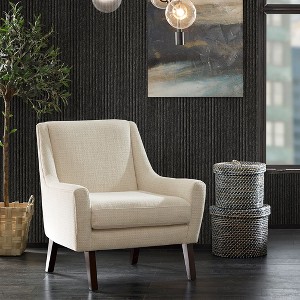 CAVINAS Polypropylene Accent Chair with Weave Rope Back and Arms,Cozy Upholstered Living Room Chairs,Reading Chairs for Living Room - 1 of 4