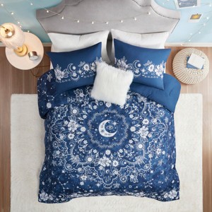 Gorgeous Celestial Star Print Comforter Set, All Season Home Textile for Modern Child's Bedroom Decor - 1 of 4