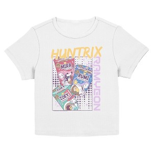 Juniors KPop Demon Hunters Huntrix Girls Instant Ramyeon T Shirt - 1 of 4