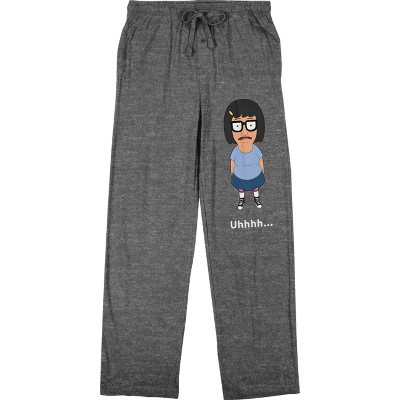 Bob s Burgers Lisa Uhhhhh . Men s Heather Gray Graphic Sleep