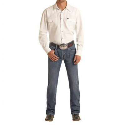 Men's Ivory Stitch Revolver Jean - Rock & Roll Denim 31