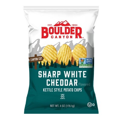Boulder Canyon Sharp White Cheddar Chips - 6oz