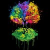 Men's Design By Humans Ohm Tree By Jazzlekat T-Shirt - 2 of 4