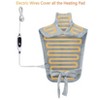 33"x22" Heating Pad for Back Pain Relief, Electric Weighted Heating Pad with 2H Auto Off Full Body Heat Pad, Fast Heating, 4 Temperature Settings - 2 of 4